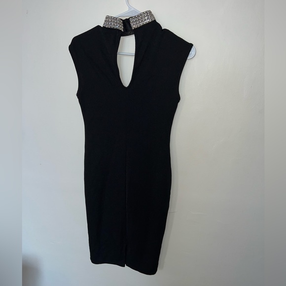 Women’s Black Bodycon Midi Dress - Picture 3 of 6